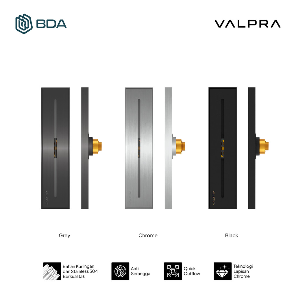 Valpra Floor Drain Linear Floor Drain Panjang Saringan Got Panjang Saringan Got Kamar Mandi Linear