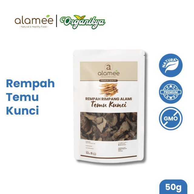

ALAMEE Temu Kunci Kering Fingerroot Rempah Rimpang Alami Iris Bumbu Seasoning Masakan Masak 50gr organikya