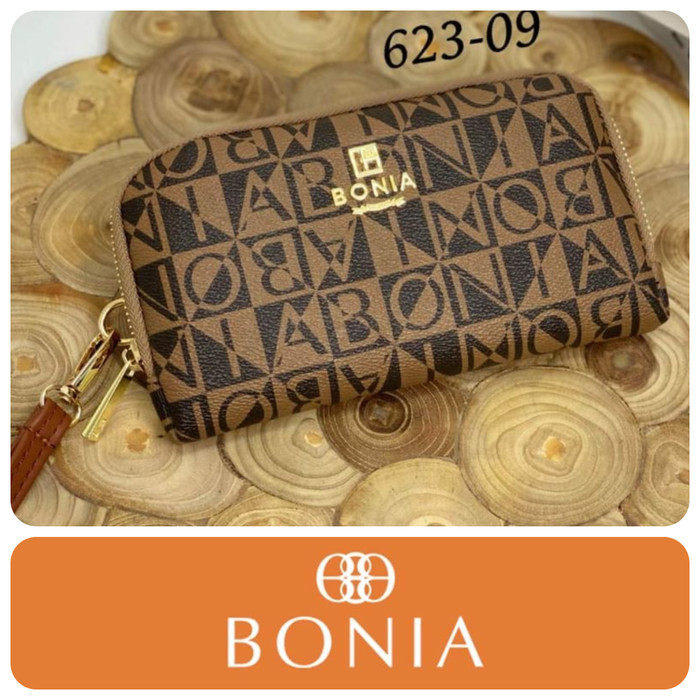 Bonia Leather Clutch Handbag pouch tas tangan wanita premium smc