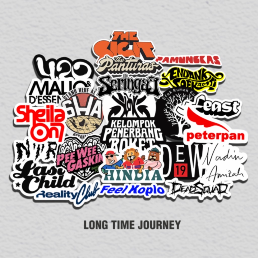 

Stiker Pack Band Lokal Aesthetic stiker tumbler stiker hp stiker laptop stiker helm stiker kaca stiker anti air