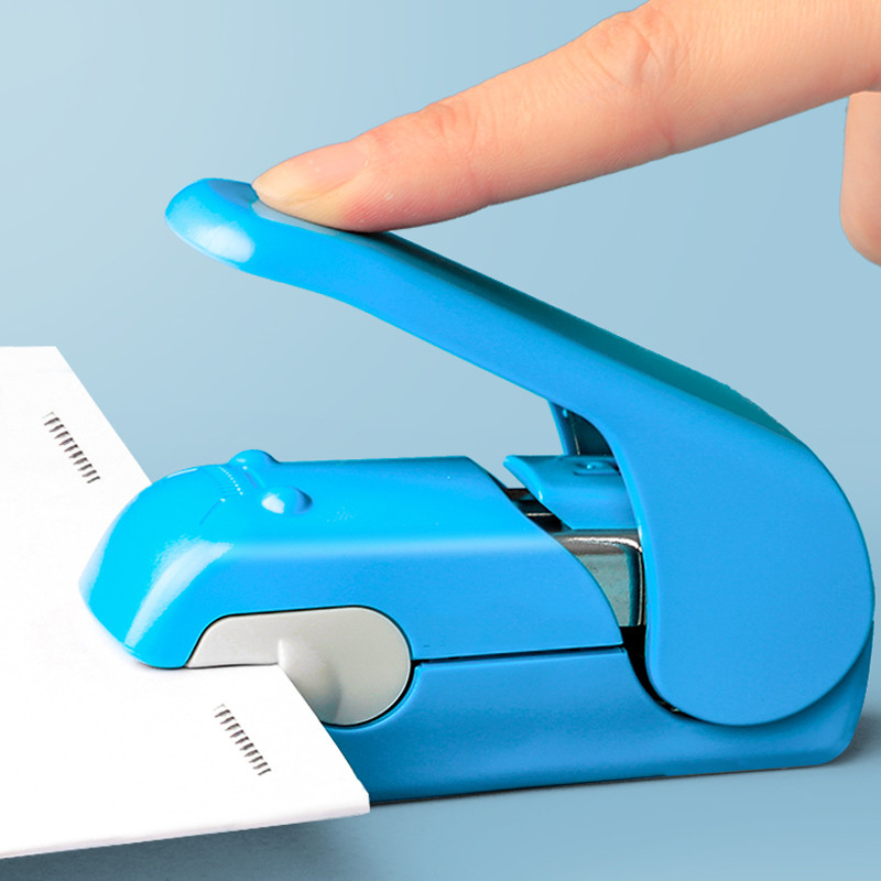 

1PC Stapleless Stapler Book Paper Stapling Stapler Mini Portable No Staples School Office Supplies
