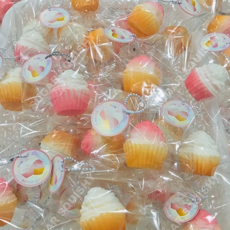 Sugar Squishy Cupcakes Slow Rebound Pinch Decompression Vent Toy Squishy Decompression