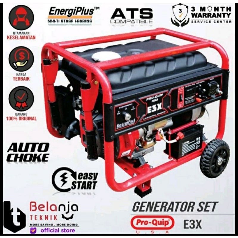 Genset 3000 Watt Proquip E3X Bisa Untuk Las