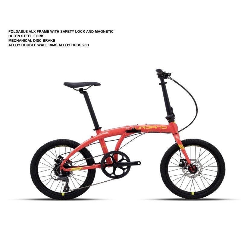 FLASH SALE11 Sepeda Lipat Folding Bike 20 Polygon Urbano 3