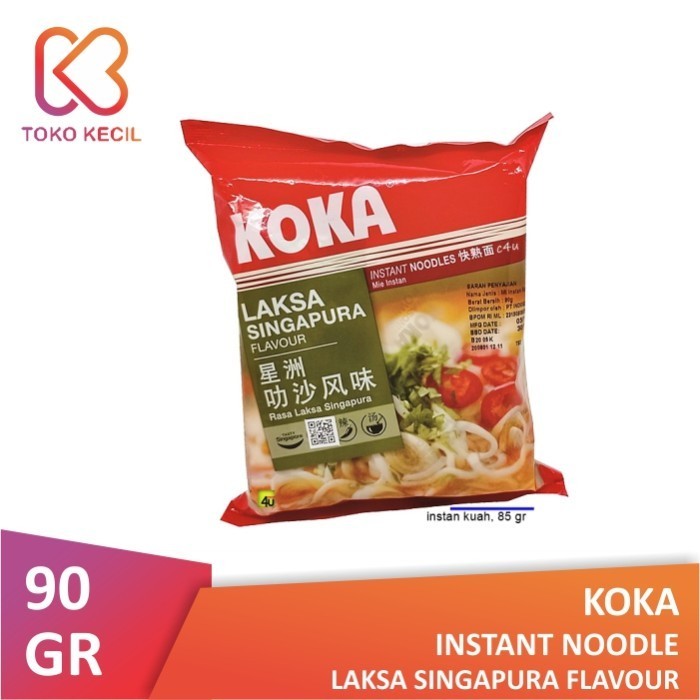 

Koka Instant Noodle Laksa Singapura Flavour 90gr