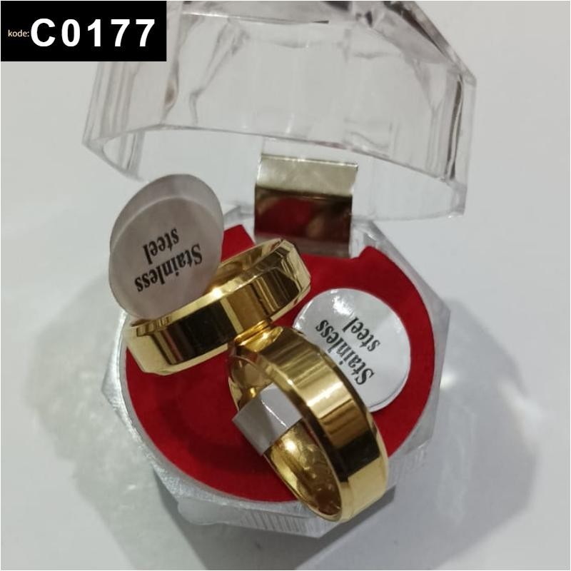 [COD] CINCIN TITANIUM HITAM POLOS KUALITAS SUPER ANTI LUNTUR ANTI KARAT / CINCIN PRIA WANITA ANAK CO
