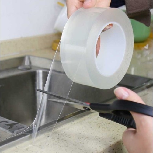 

Lakban Waterproof Dapur Anti Bocor Kitchen Sink Seal Tape 3 Meter -Transparan BISA COD