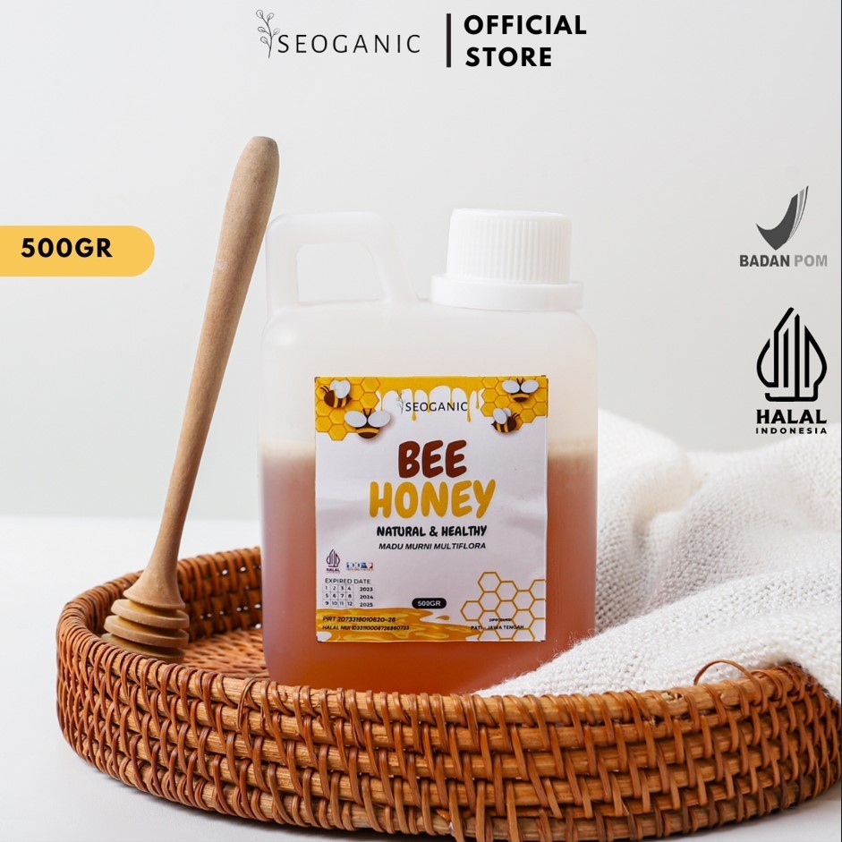 

Bee Honey - Madu Asli Multi Flora Original 500gr HALAL & DINKES