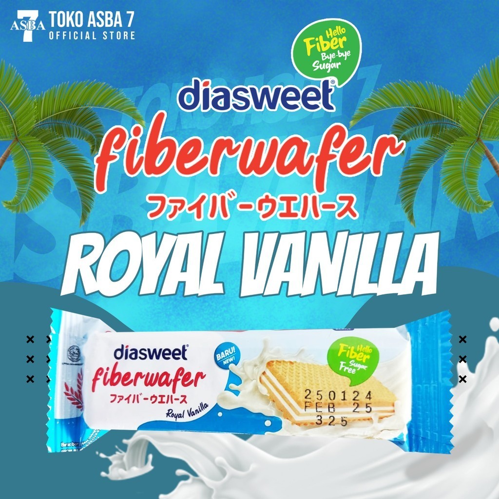 

DIASWEET FIBER WAFER ROYAL VANILLA 18G