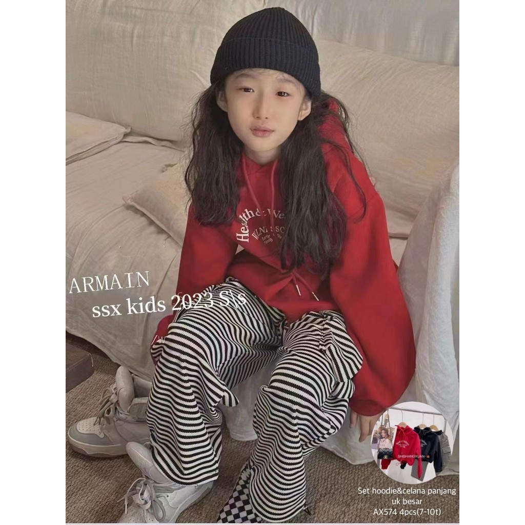 AX574 Set Hoodie & Celana Panjang