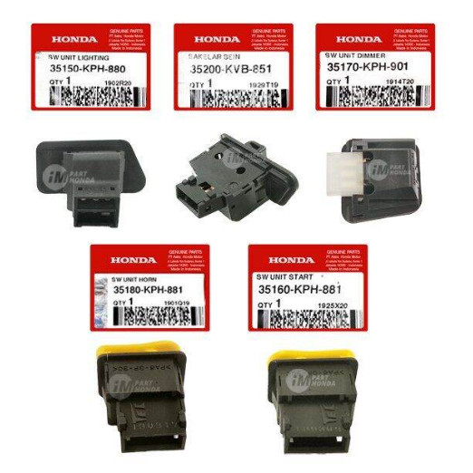 Saklar 1 Set Beat Karbu Carbu Vario 110 Carbu Supra X125 Lama saklar beat karbu set isi 5 LAKSON DIM