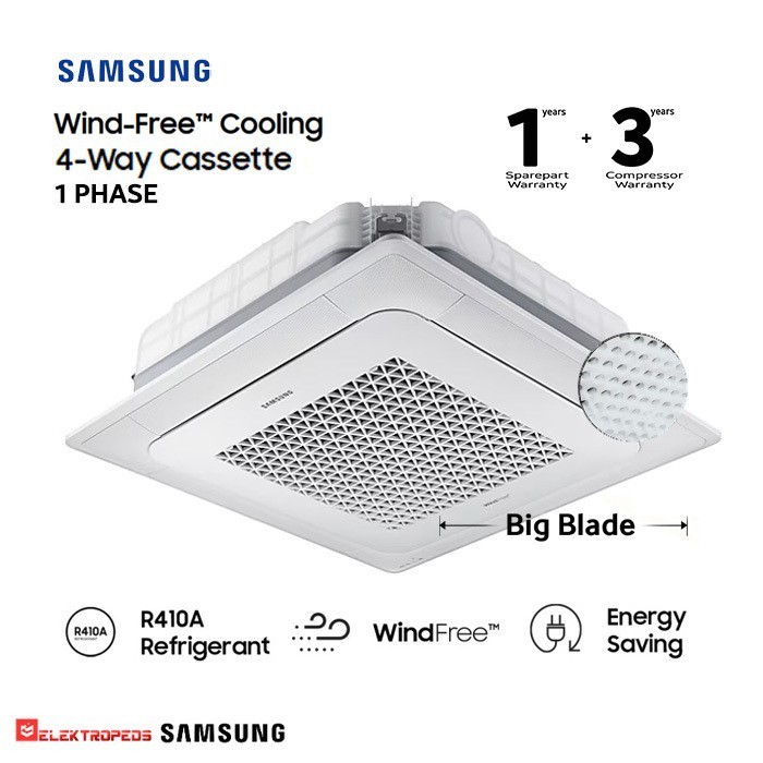 AC CASSETTE SAMSUNG 4PK 3PHASE AC100TN4DKC/EA3  - AC CASSETTE SAMSUNG