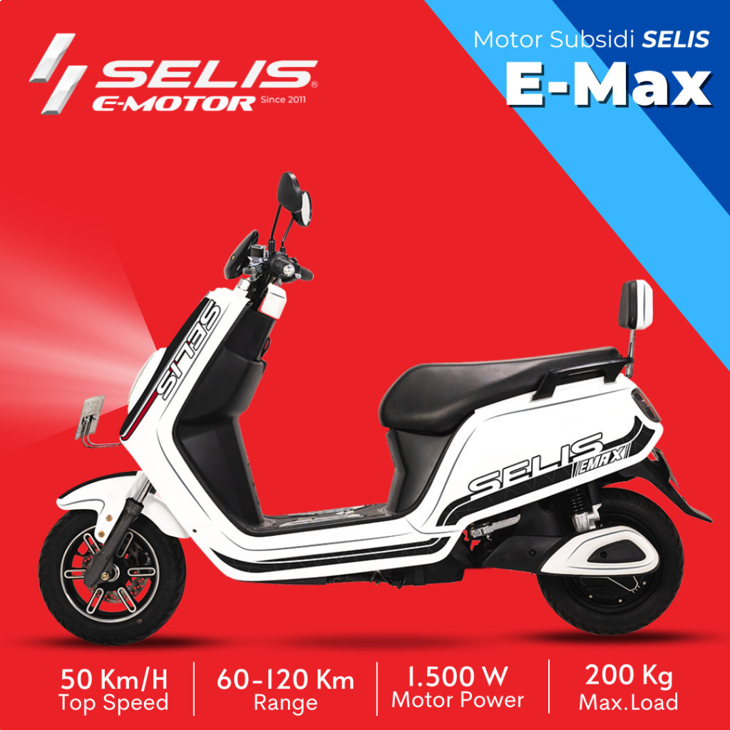 BIG SALE PROMO SPESIAL Subsidi - SELIS Motor listrik E-Max