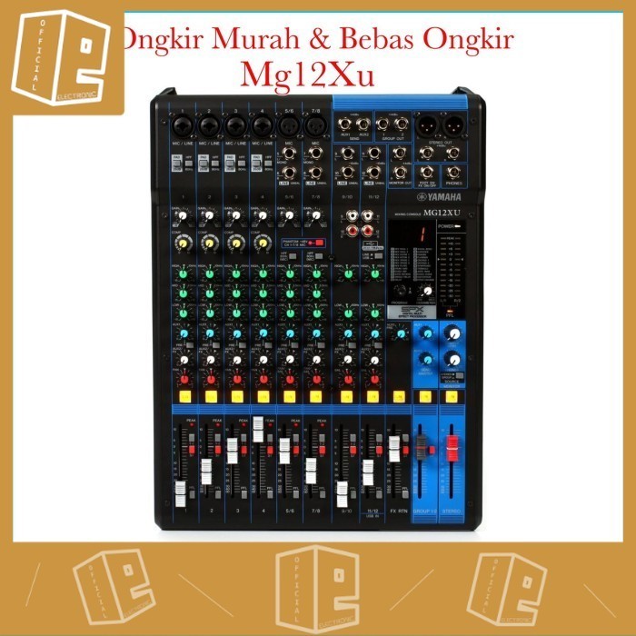 Mixer Audio Yamaha Mg12Xu 12 channel efek terbaru lebih bagus mg 12 xu