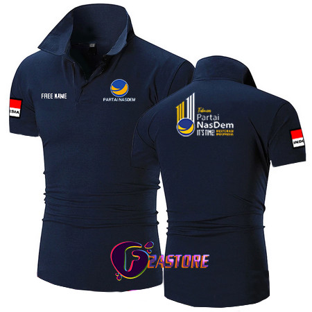 Polo T-shirt Partai Nasdem Indonesia keren Pria-Wanita -03 CJ.52
