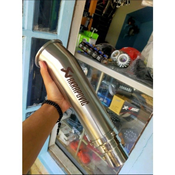 Knalpot Motor Akrapovic Megaphone Silincer Only