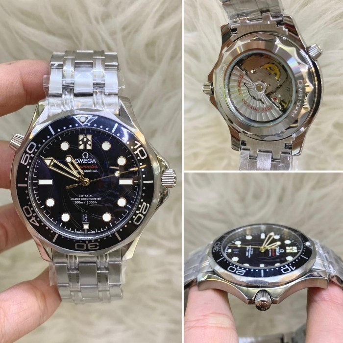 JAM TANGAN PRIA OMEGA SEMASTER MEWAH AUTOMATIC JAPAN SUPER GRADE AAA ANTI BADAI  #omega784