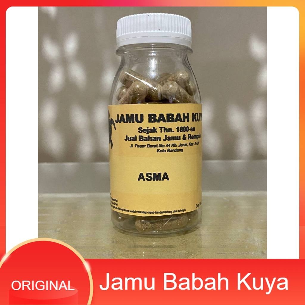 Jamu Babah Kuya - Asma (50 Kapsul) Herbal