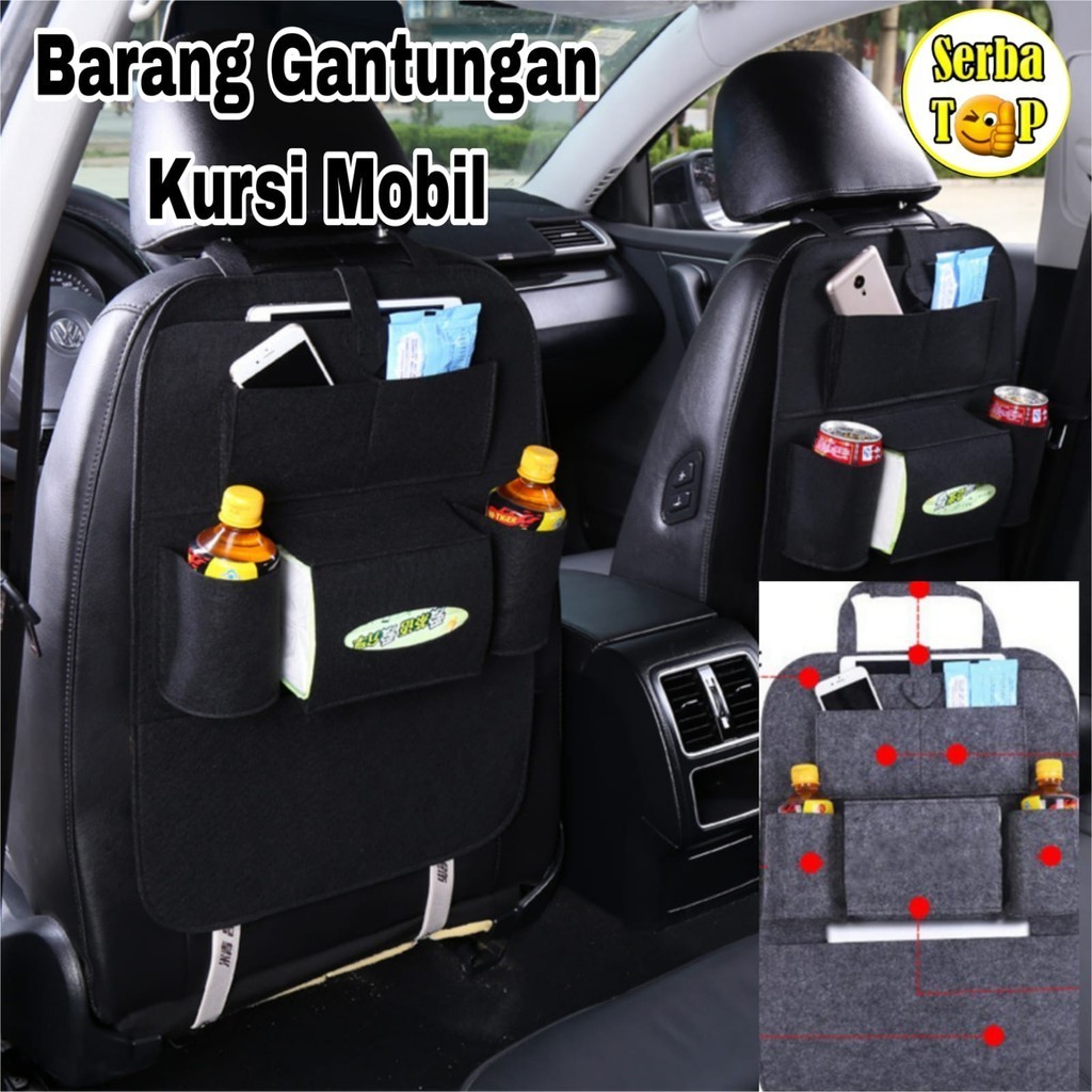 Tempat Penyimpanan Barang Gantungan Kursi Mobil Organizer Barang Gantungan Kursi Mobil