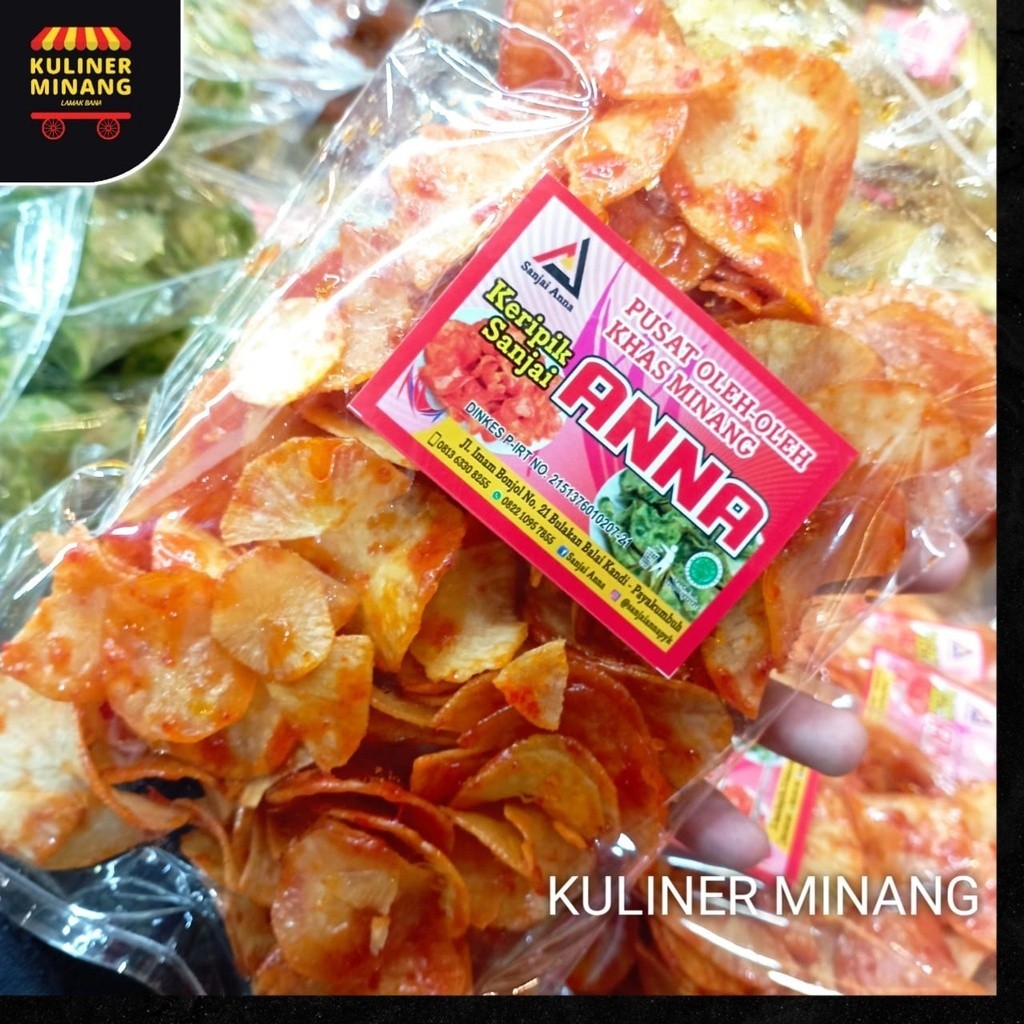 

Kerupuk Balado Anna Cemilan Khas Kuliner Minang