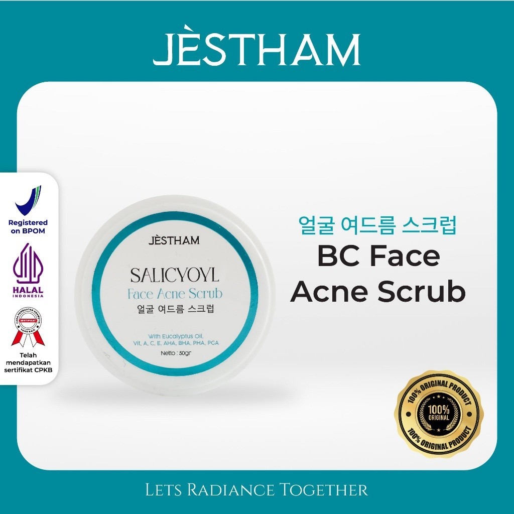 - Jestham BC Face Acne Scrub Salicyoyl