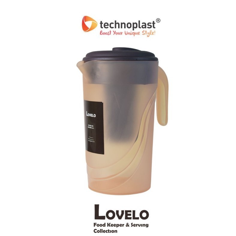 TECHNOPLAST Teko Plastik Water Jug Infuser Teko Air Minuman Serbaguna 2.6L