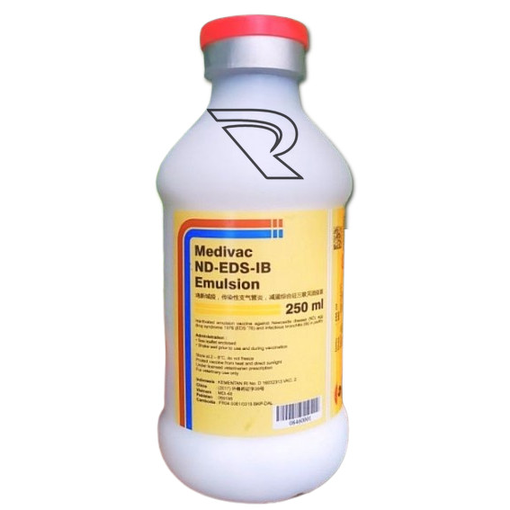 Vaksin ND EDS IB Emulsion Netto 250 ml Dosis 500 Ekor Vaksin Ayam Mencegah Virus Aratan