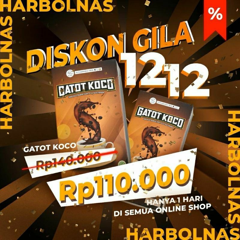 

Promo Kopi Gatot Koco Original dr. Richard Lee by dr Hen Bonus Minyak Oles (PRIVASI TERJAMIN) SLB | Saset | Energi | 1 Box