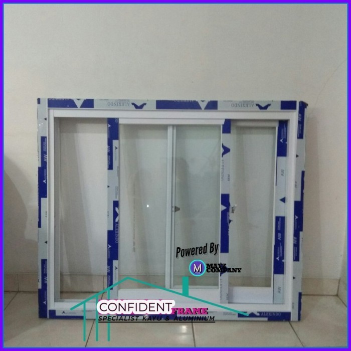 Jendela Aluminium Sliding ALEXINDO 4 Inch Jendela Aluminium Custom