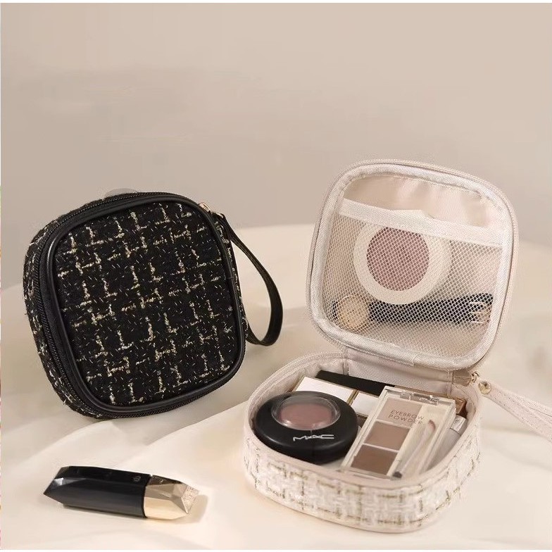 Tas penyimpanan mini mandi wanita tas riasan lipstik tas kosmetik perjalanan portabel kosmetik tas p