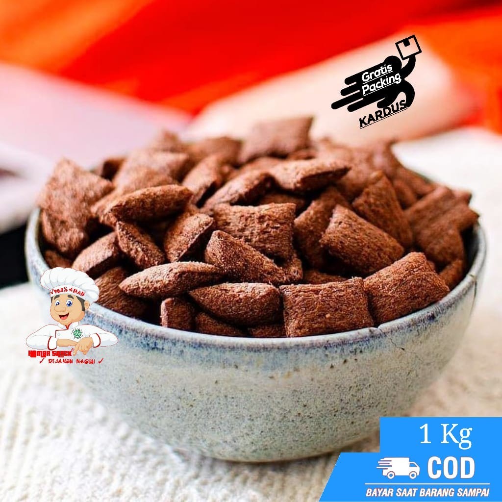 

[1Kg] Ciki Bantal Coklat Asli / Kue Bantal Coklat Manis Asli Pilo - Hamba Snack jajanan sehat murah