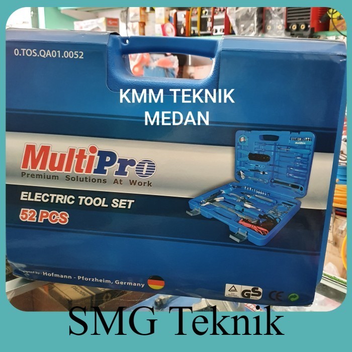Berkualitas MULTIPRO ELECTRICIAN TOOL KIT SET 52PCS TOOL SET LISTRIK ELECTRIC UHY762