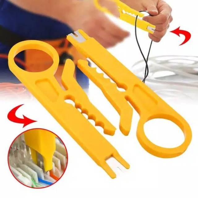 (SKN) Rotary Wire Stripper Pengupas Kulit Kabel Kupas Kabel Tang Cutter
