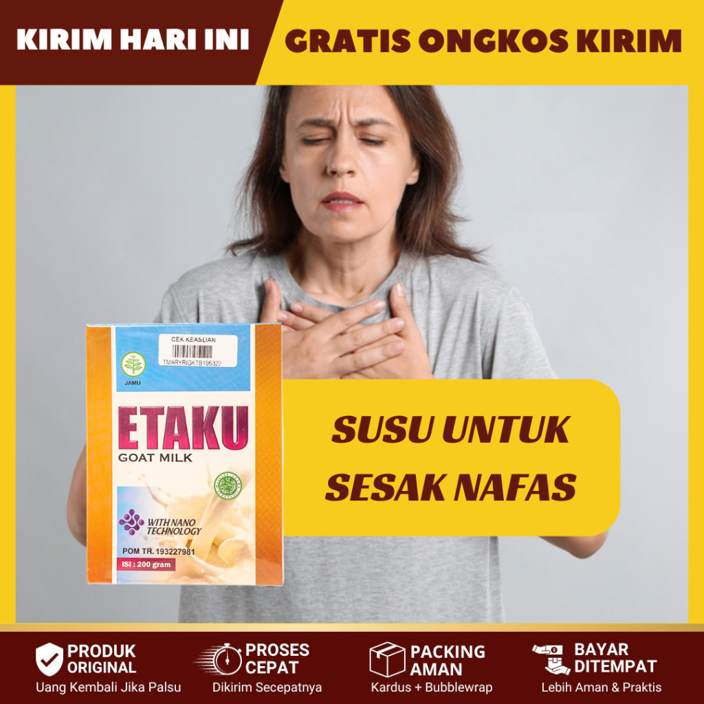 

Flashsale Etaku Disc 1 Box 45% Susu Untuk Sesak Nafas, Susu Untuk ASMA, Susu Buat Paru Paru - Etaku Goat Milk Original