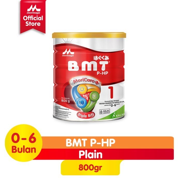 

Morinaga BMT PHP Formula Bayi Usia 0-6 Bulan 800g