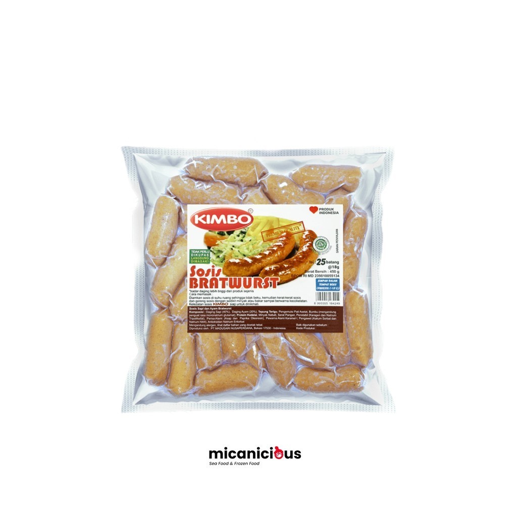 

KIMBO SOSIS BRATWURST COCKTAIL ISI 25