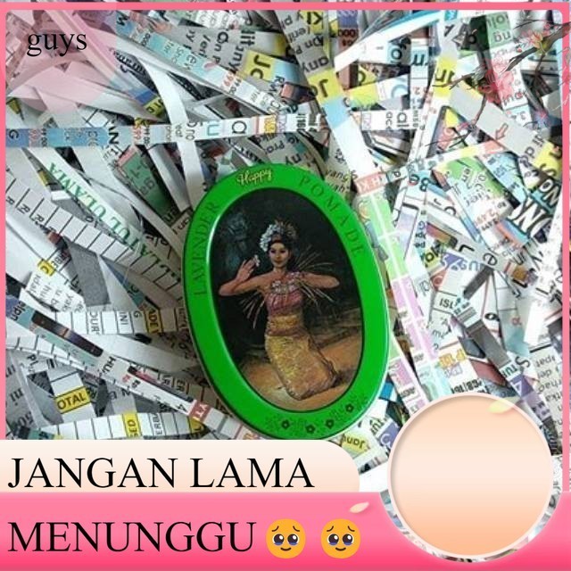 (GAIS)Happy lavender pomade green hijau kaleng rita tokyo night vycaris lavender