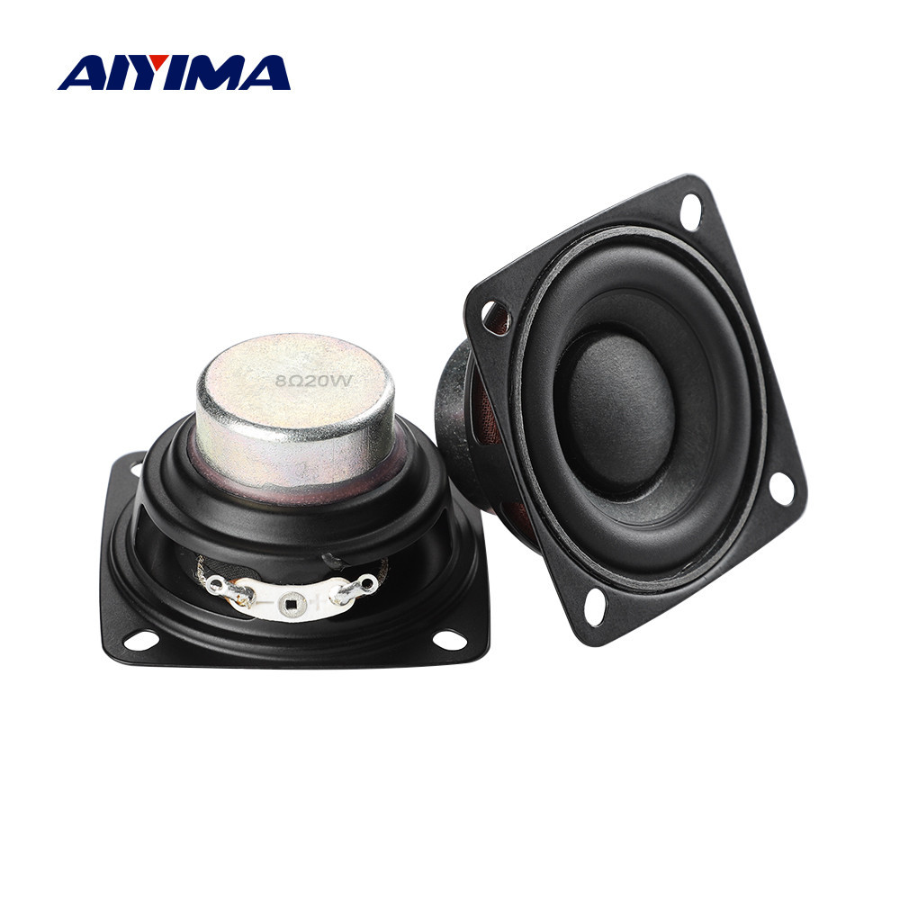 AIYIMA 2Pcs 2 Inch 52MM Full Range Audio Speaker 8 Ohm 10W 15W 20W Sound Amplifier Home Speaker DIY 