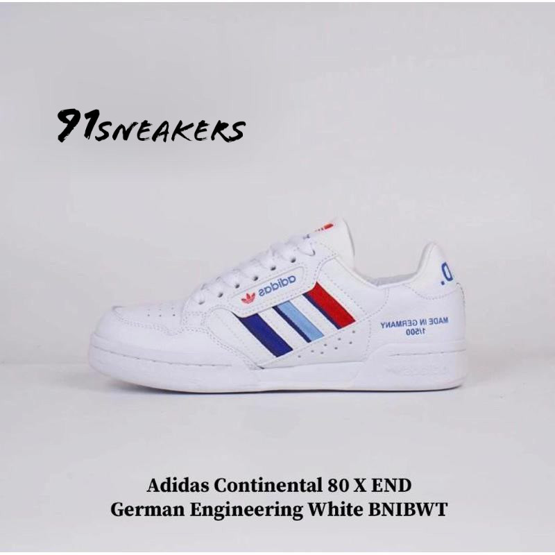 Sepatu Adidas Continental 80 X END German Engineering White BNIBWT