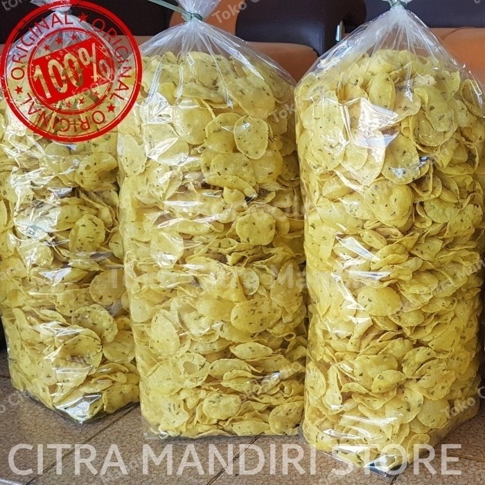 

Snack Cemilan Gemblong / Ketempling / Kecimpring Tipis - Original