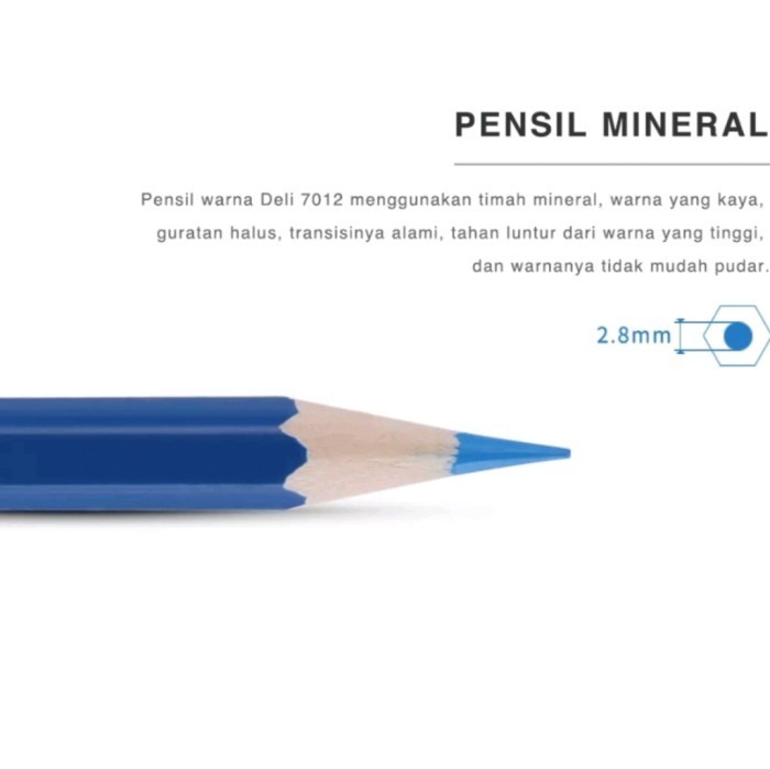 

✨LARIS✨ -Deli Pensil Warna Youku Warna Cerah Bentuk Heksagonal 36 Warna 7015
