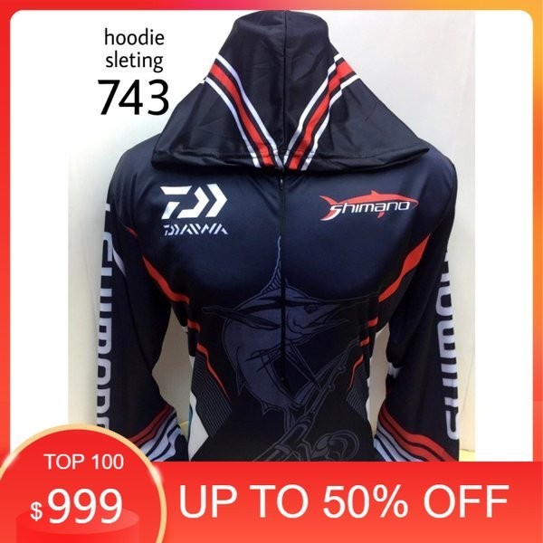 Spesial - Jersey mancing DAIWA hitam