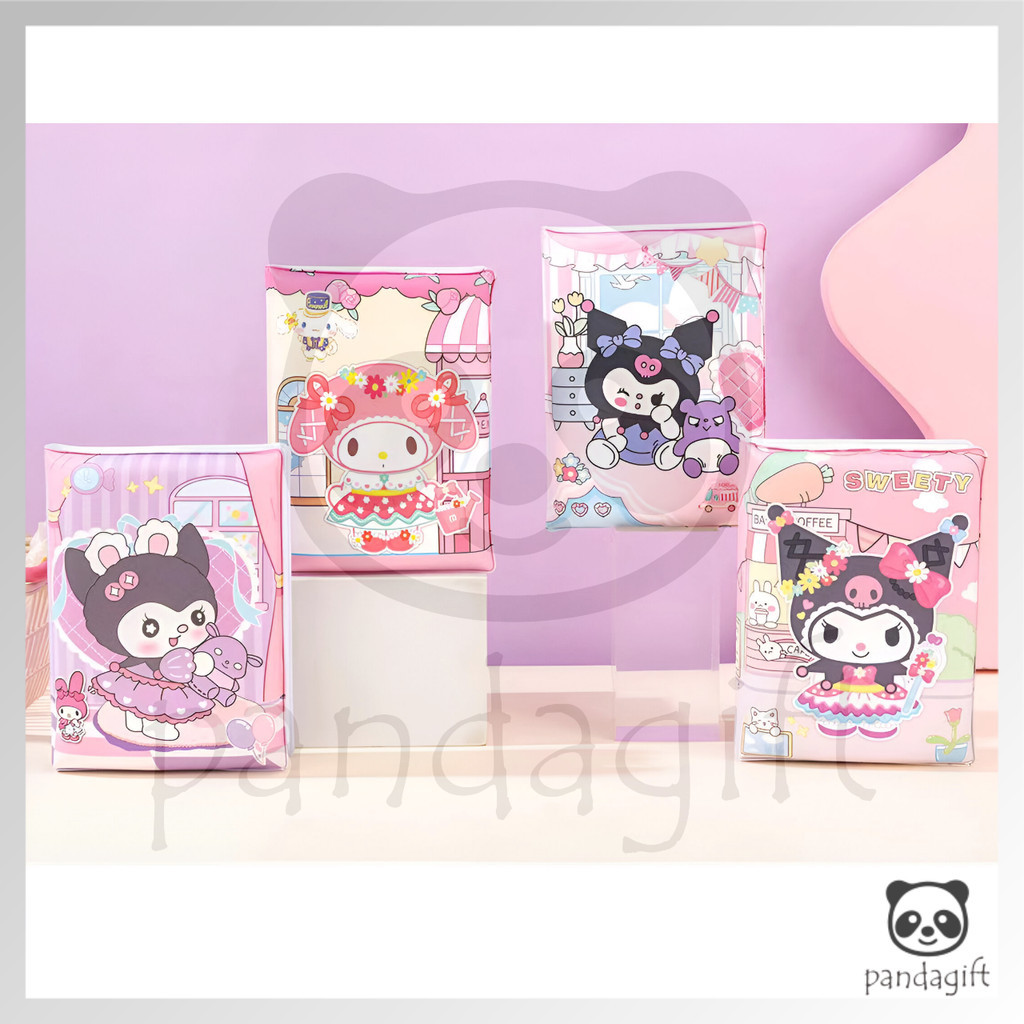 

Notebook Diary Squishy Softcover Kertas Motif Sanrio Kuromi Melody Cinnamonroll A6 11x15CM - GG0372