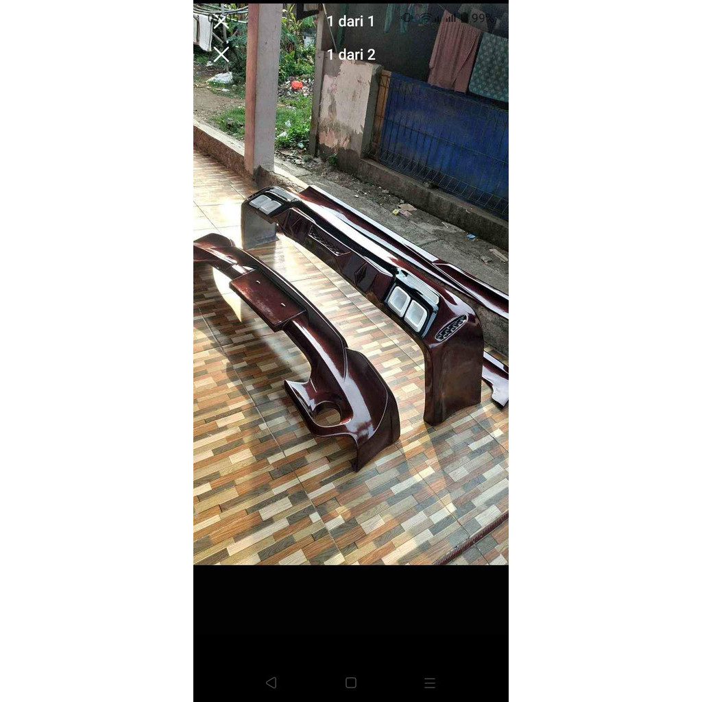 Bodykit Avanza Xenia OLD 2006-2011 belakang  AJA model expander