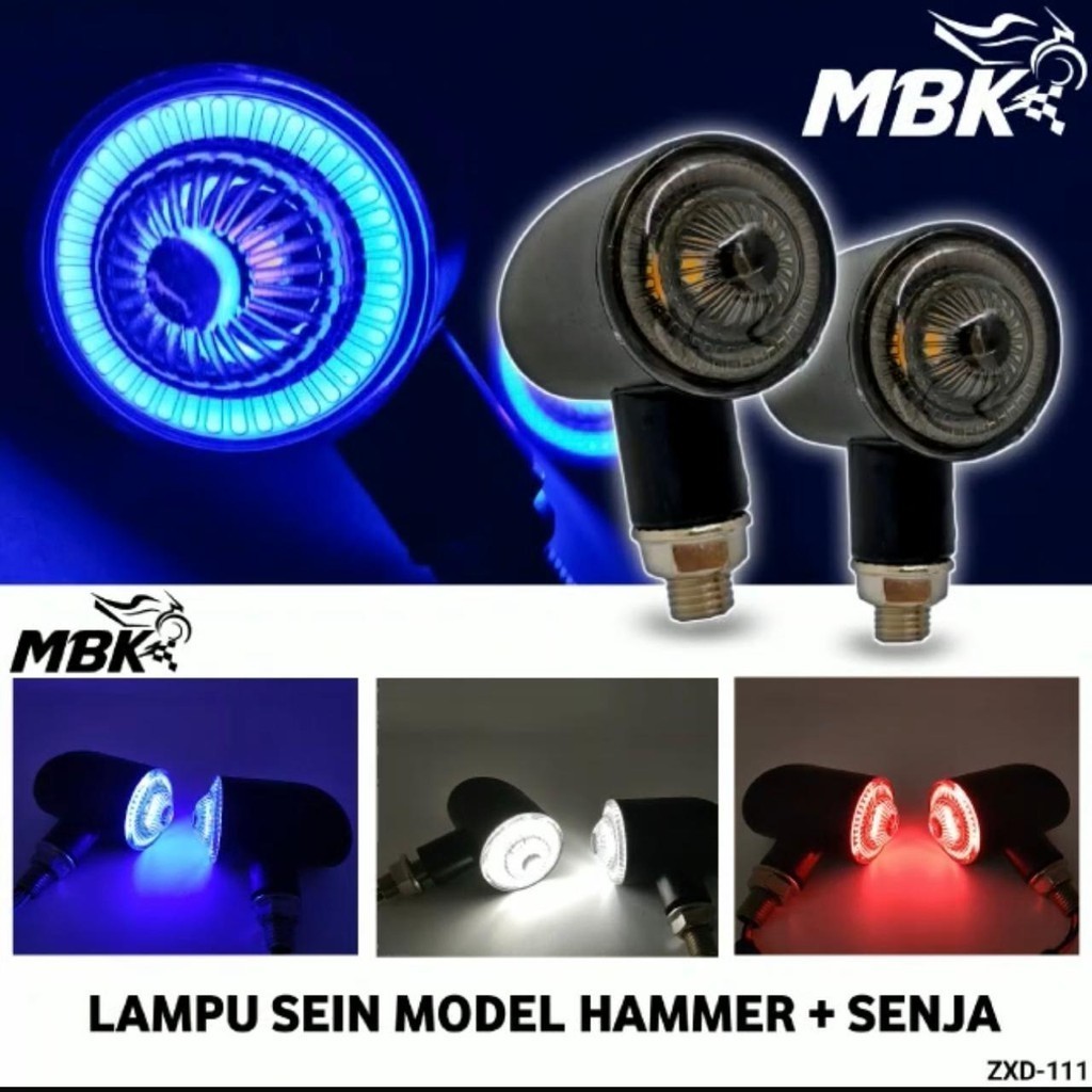 Sen LED Lampu Sen LED Model BULAT HAMMER Dengan Lampu Senja Isi Sepasang