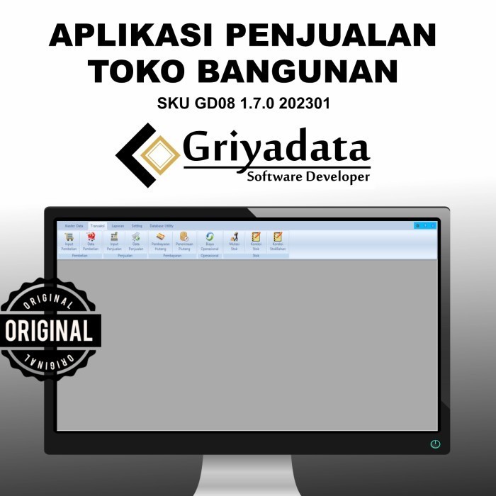 Software Aplikasi Penjualan Toko Bangunan