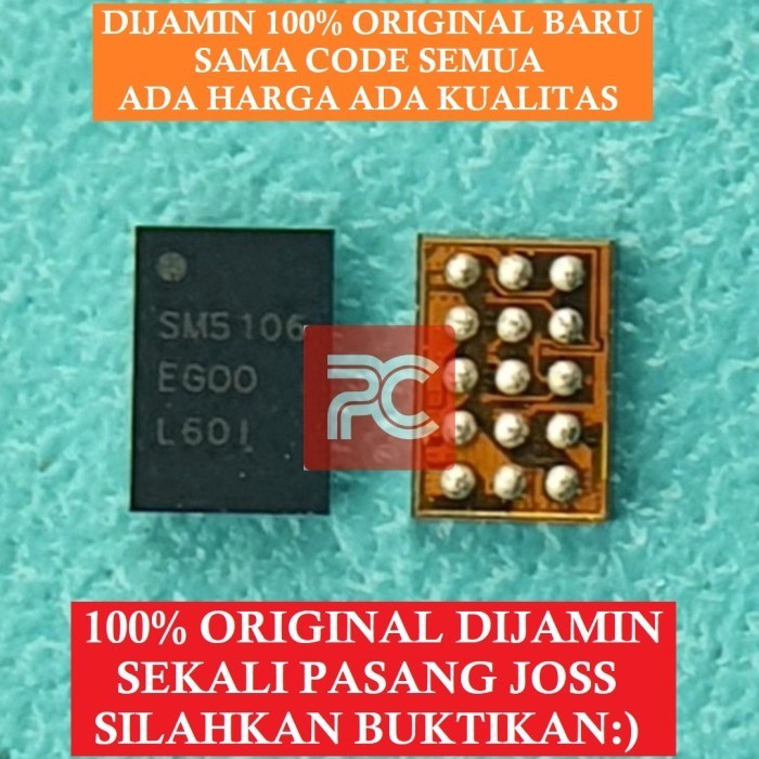 IC DISPLAY SM5106 XIAOMI REDMI NOTE 3/SAMSUNG A5 ORIGINAL TESTED