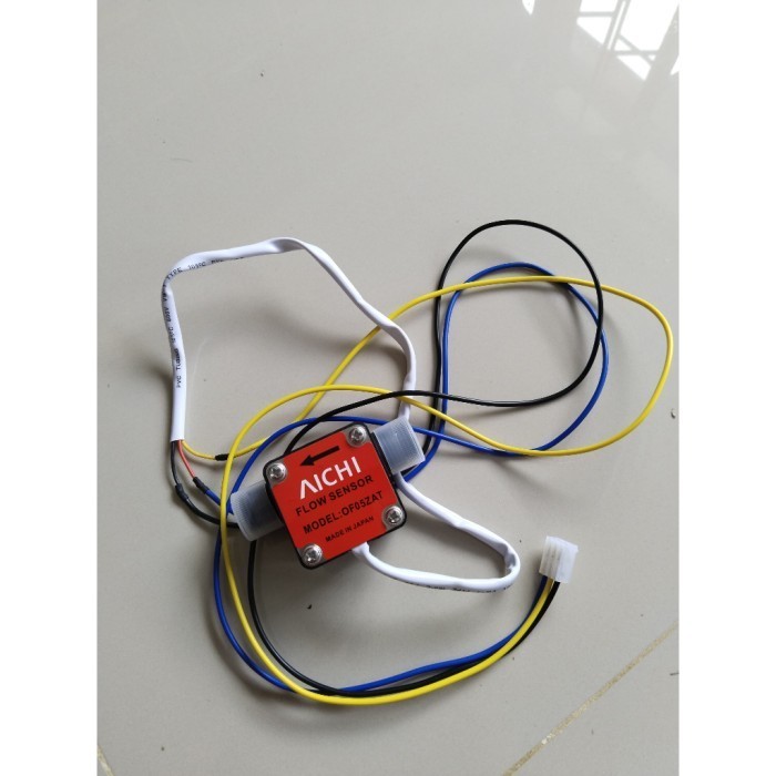 Flow Sensor Aichi Pom Mini Ukuran 1/2 Inch+Kabel Soket Panjang 1 Meter