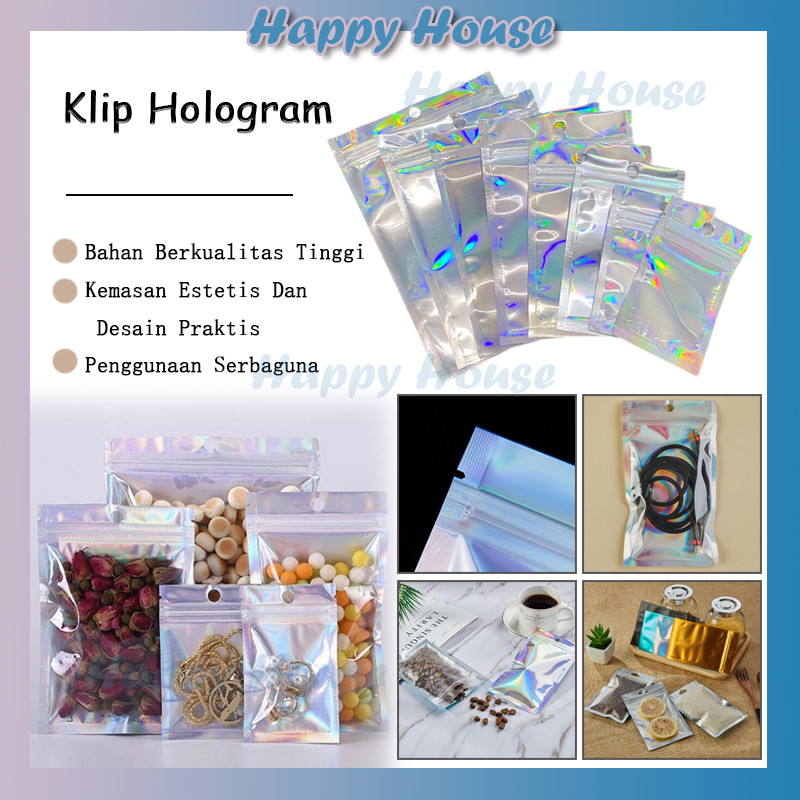 

Plastik Klip Hologram Premium Ziplock Bag Kemasan Serbaguna