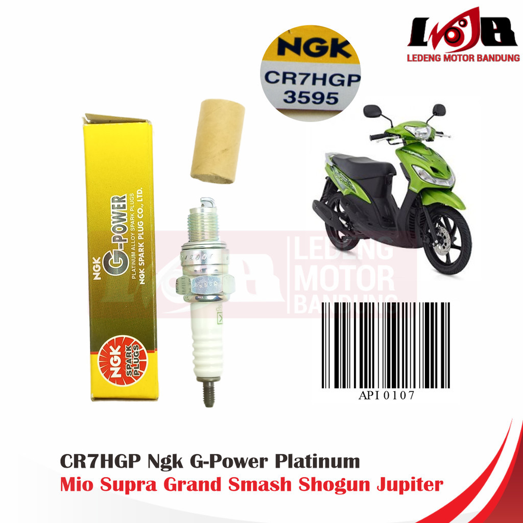 CR7HGP Ngk G-Power Platinum Busi Mio Supra Grand Smash Shogun Jupiter